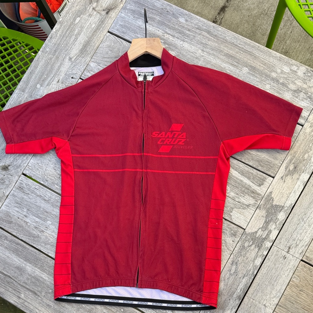 Santa Cruz Red Men's Bike Jersey